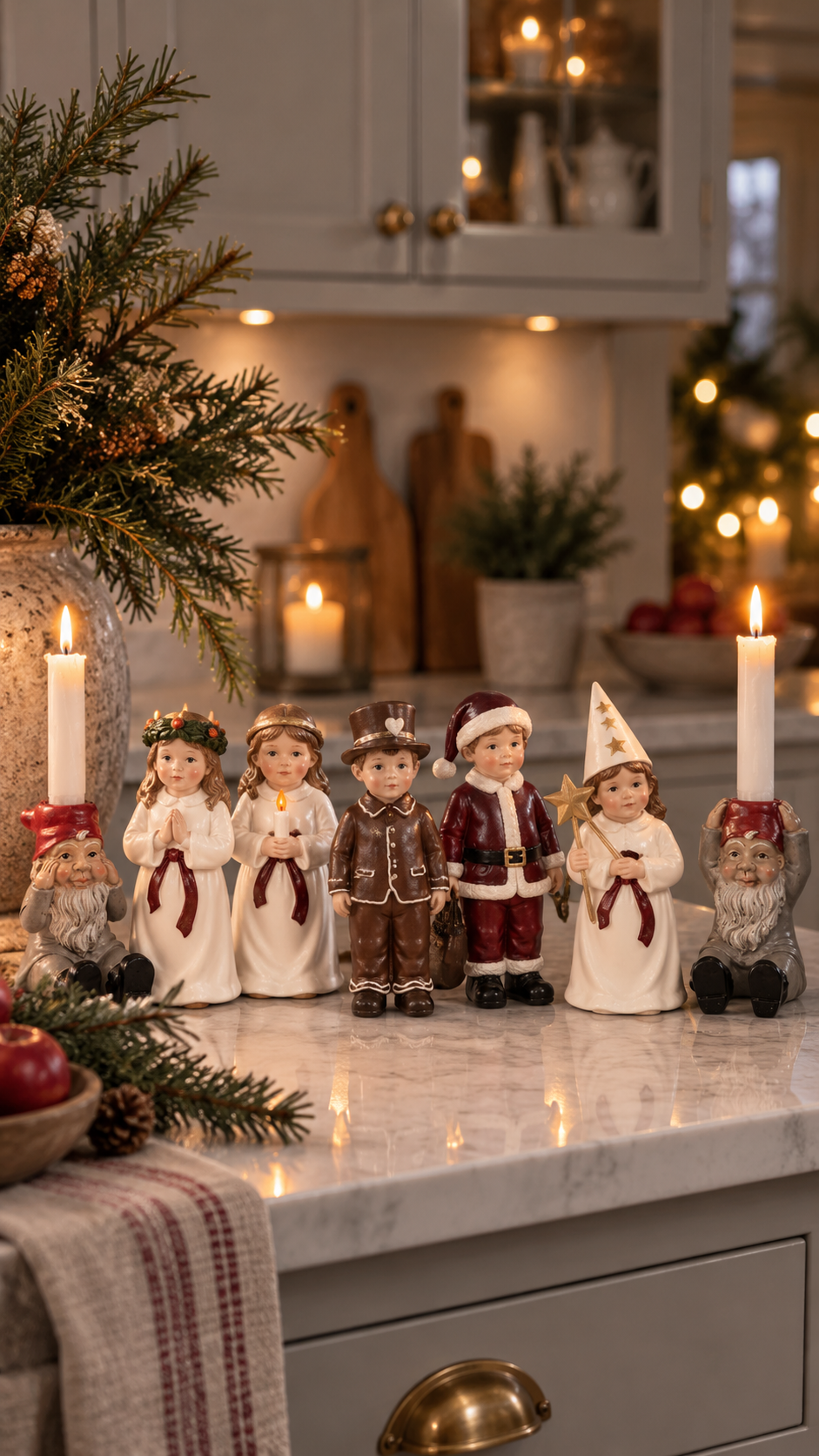 Lucia procession with 5 children - Large - 7