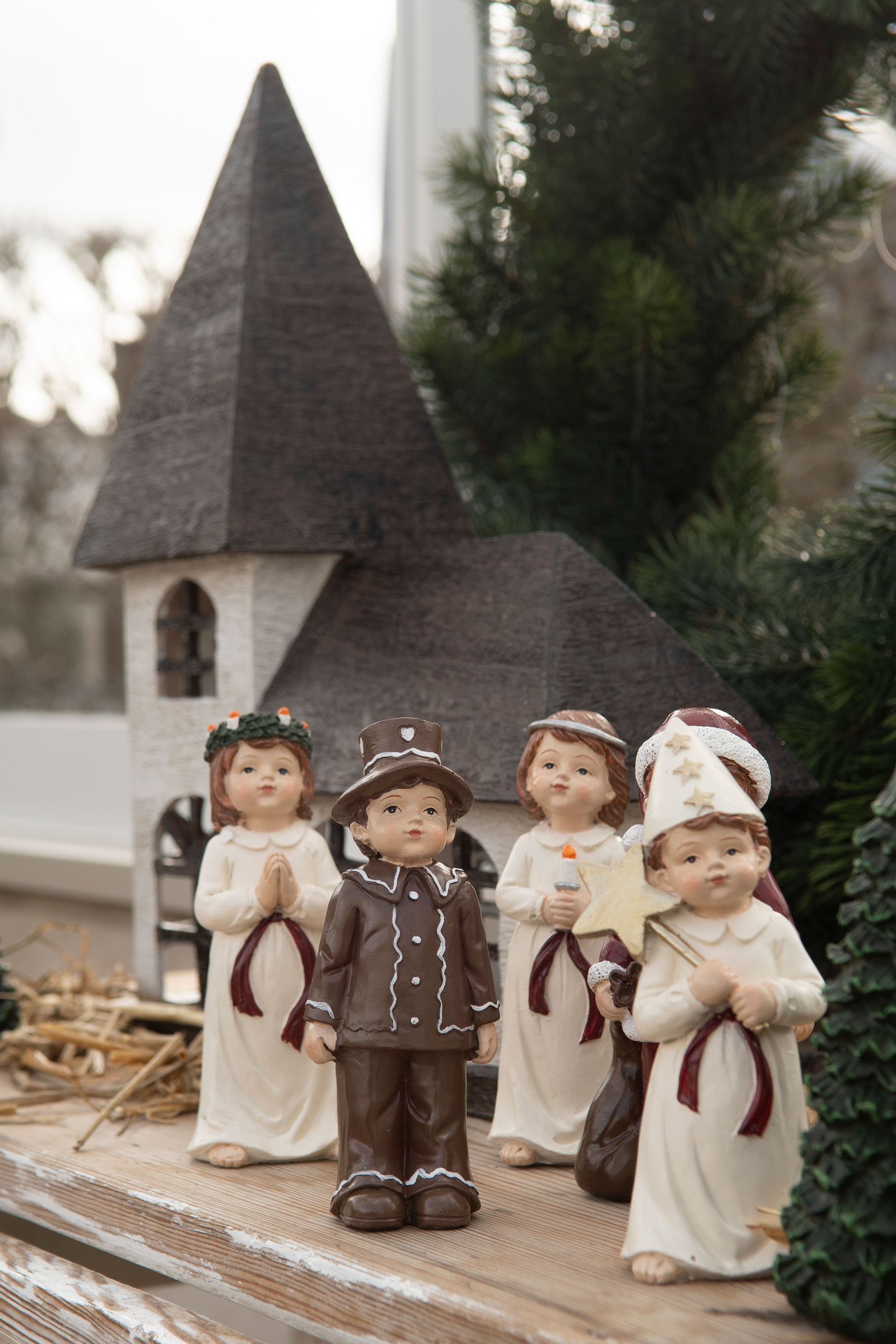 Lucia procession with 5 children - Large - 3