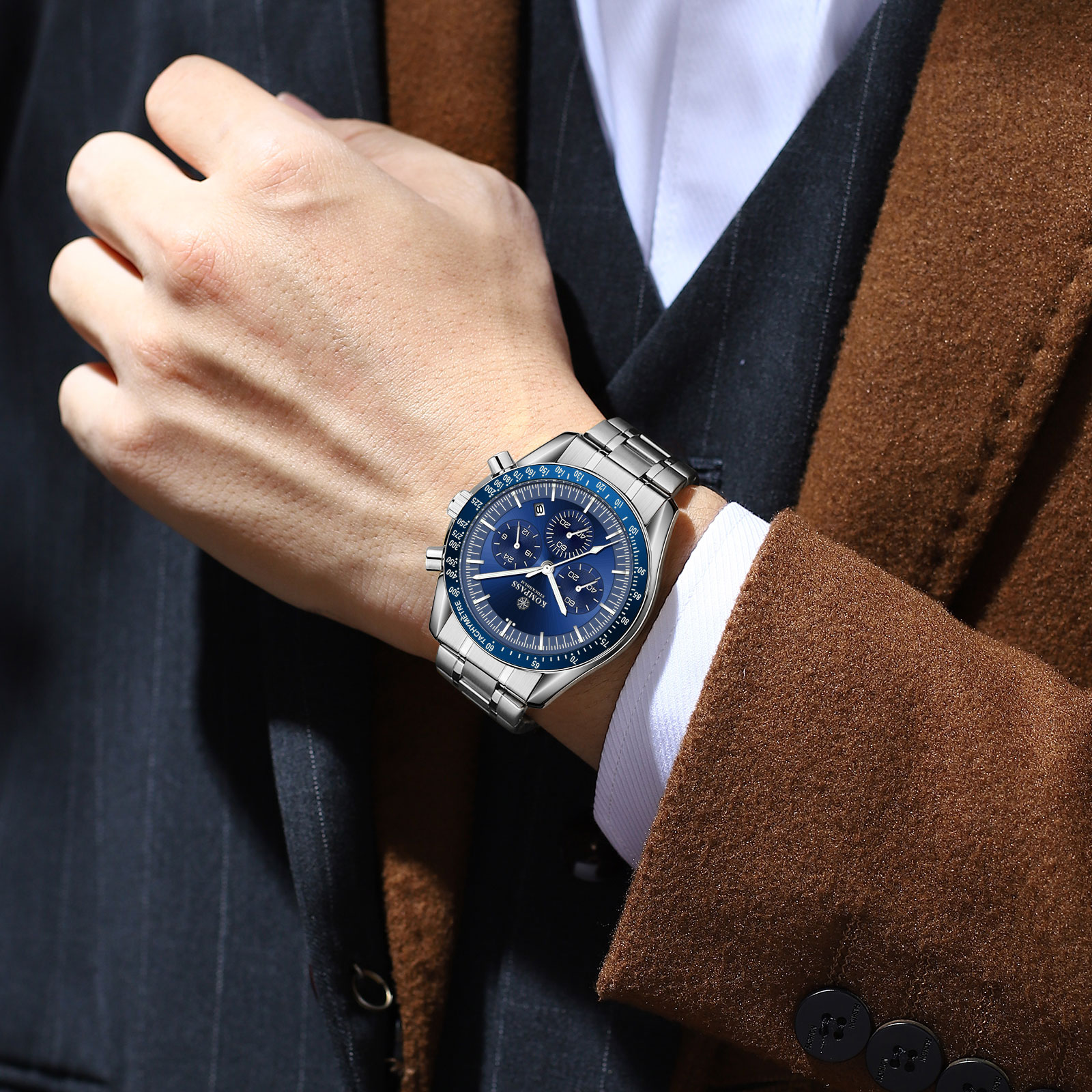 Kompass ChronoSpeed Steel Blue - 8
