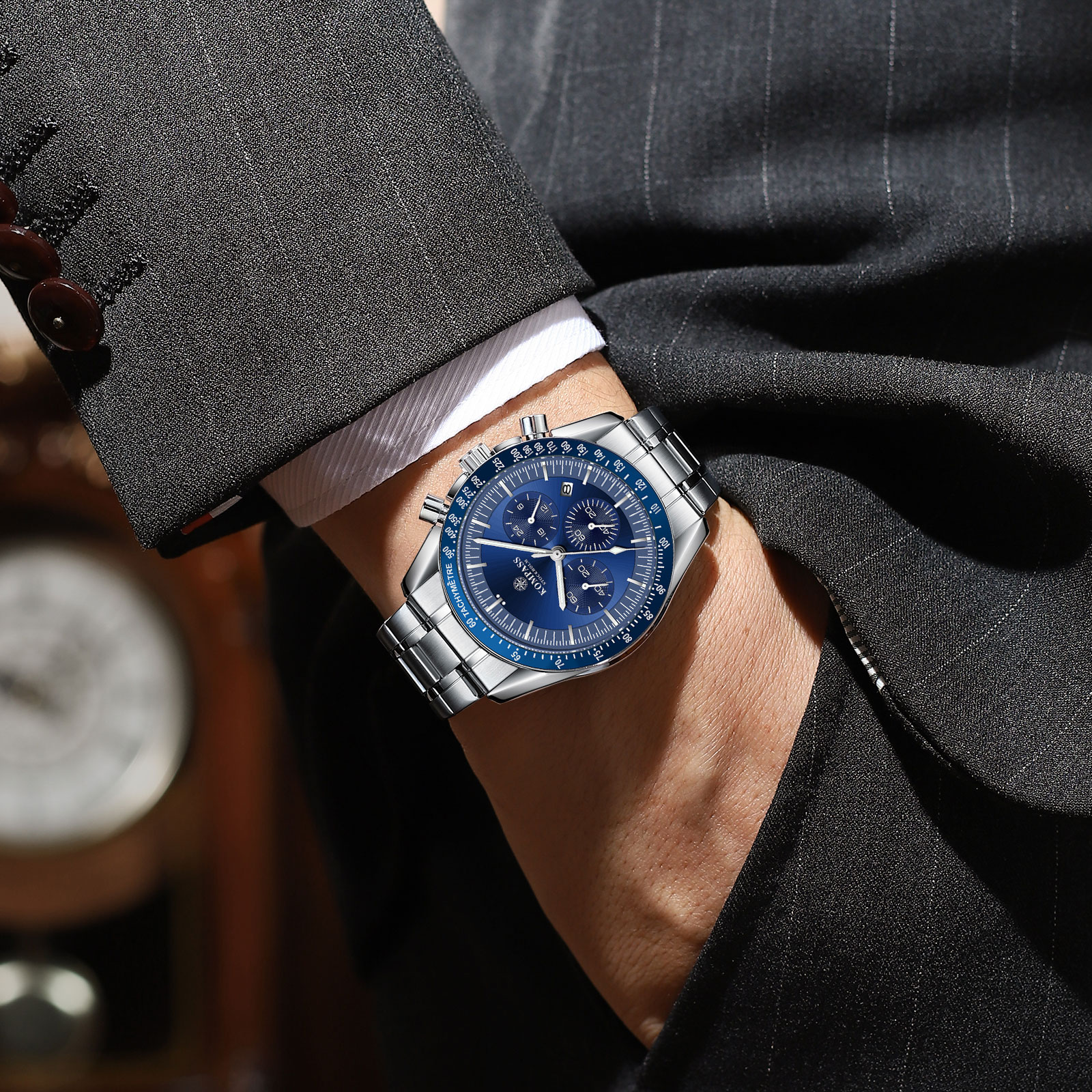 Kompass ChronoSpeed Steel Blue - 9