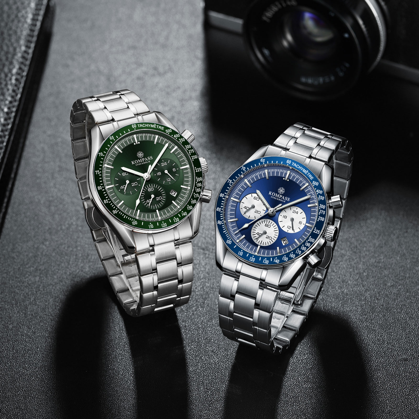Kompass ChronoSpeed Steel Silver Blue - 5