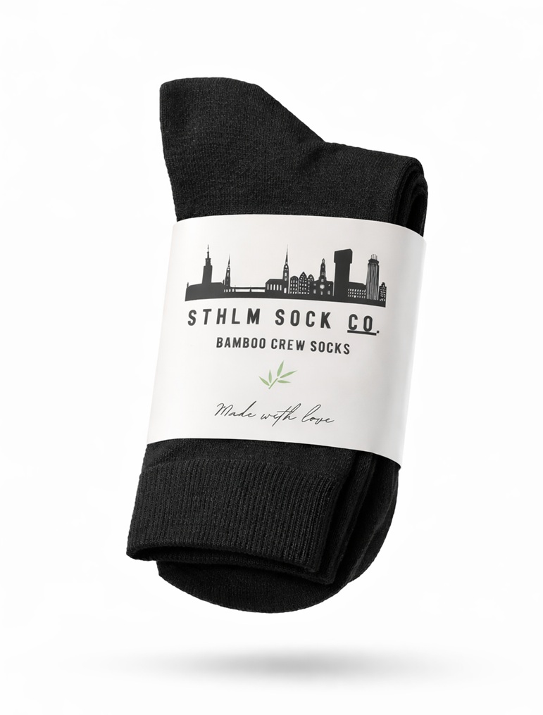 10-Pack  Sthlm Sock Co Bambustrumpor Soft Top - 2