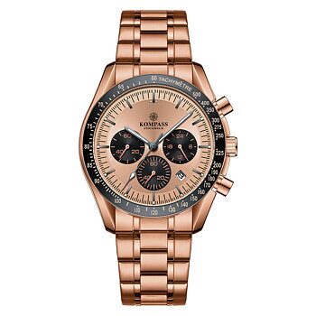 Kompass ChronoSpeed Steel Rose Gold