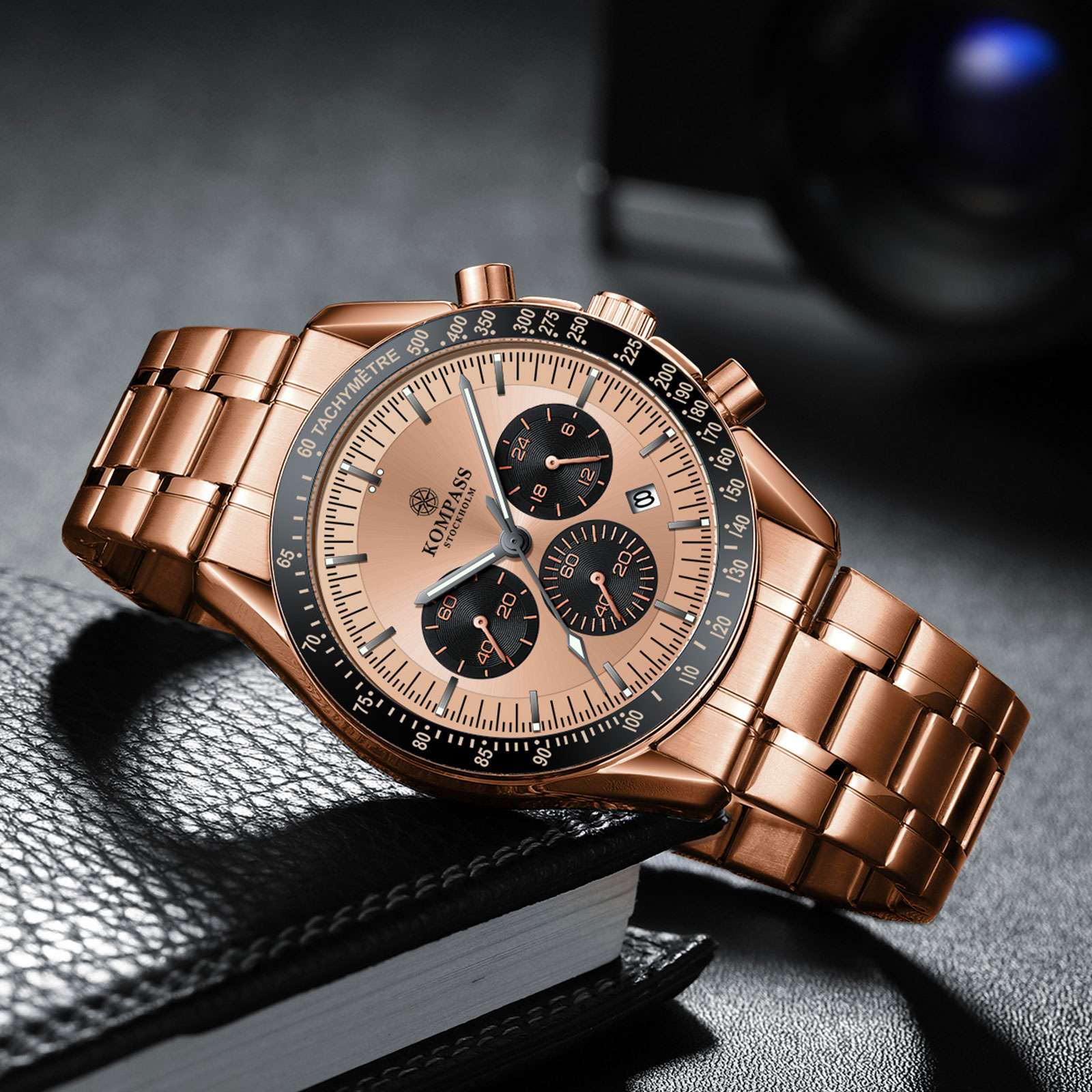 Kompass ChronoSpeed Steel Rose Gold - 5