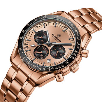 Kompass ChronoSpeed Steel Rose Gold