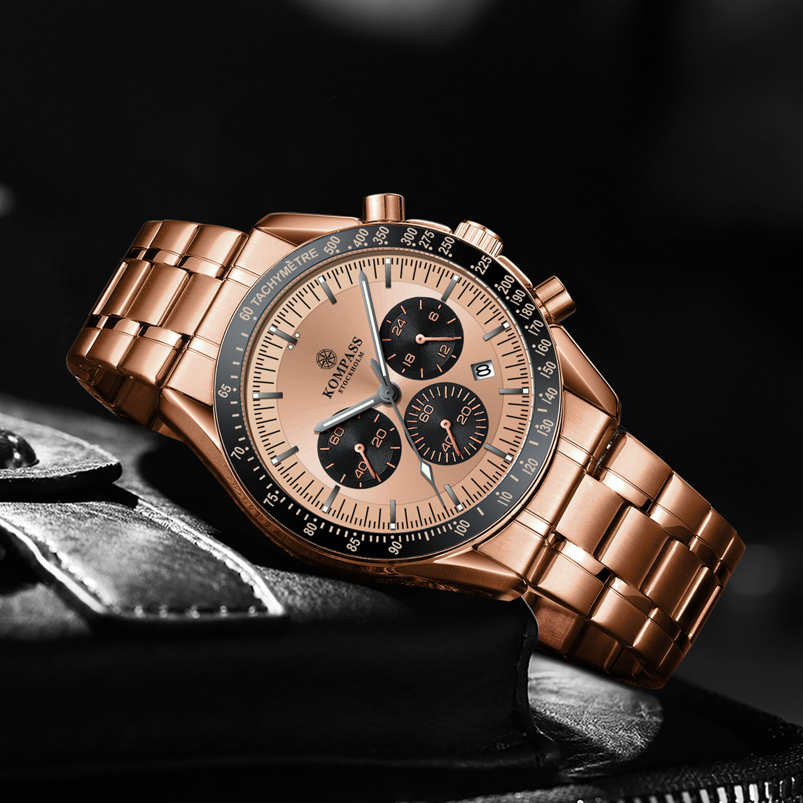 Kompass ChronoSpeed Steel Rose Gold - 8
