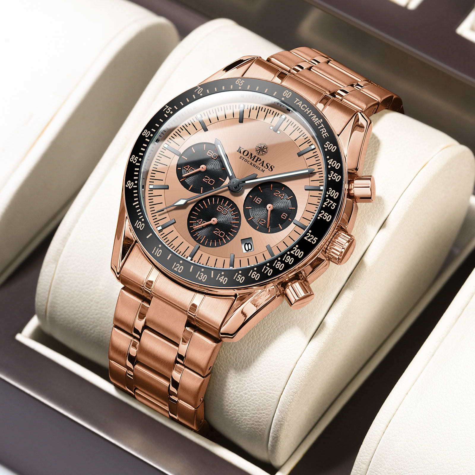 Kompass ChronoSpeed Steel Rose Gold - 4