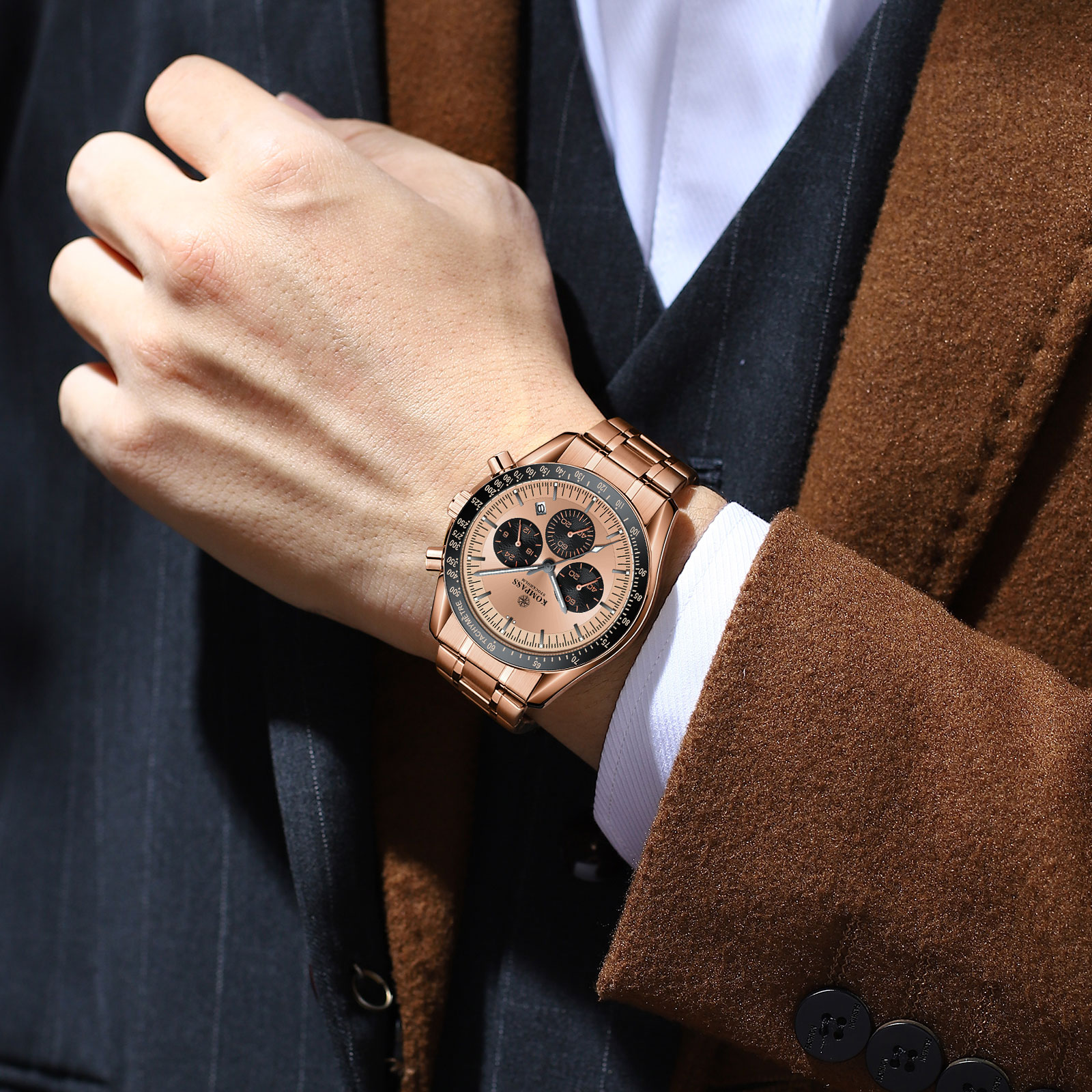 Kompass ChronoSpeed Steel Rose Gold - 7