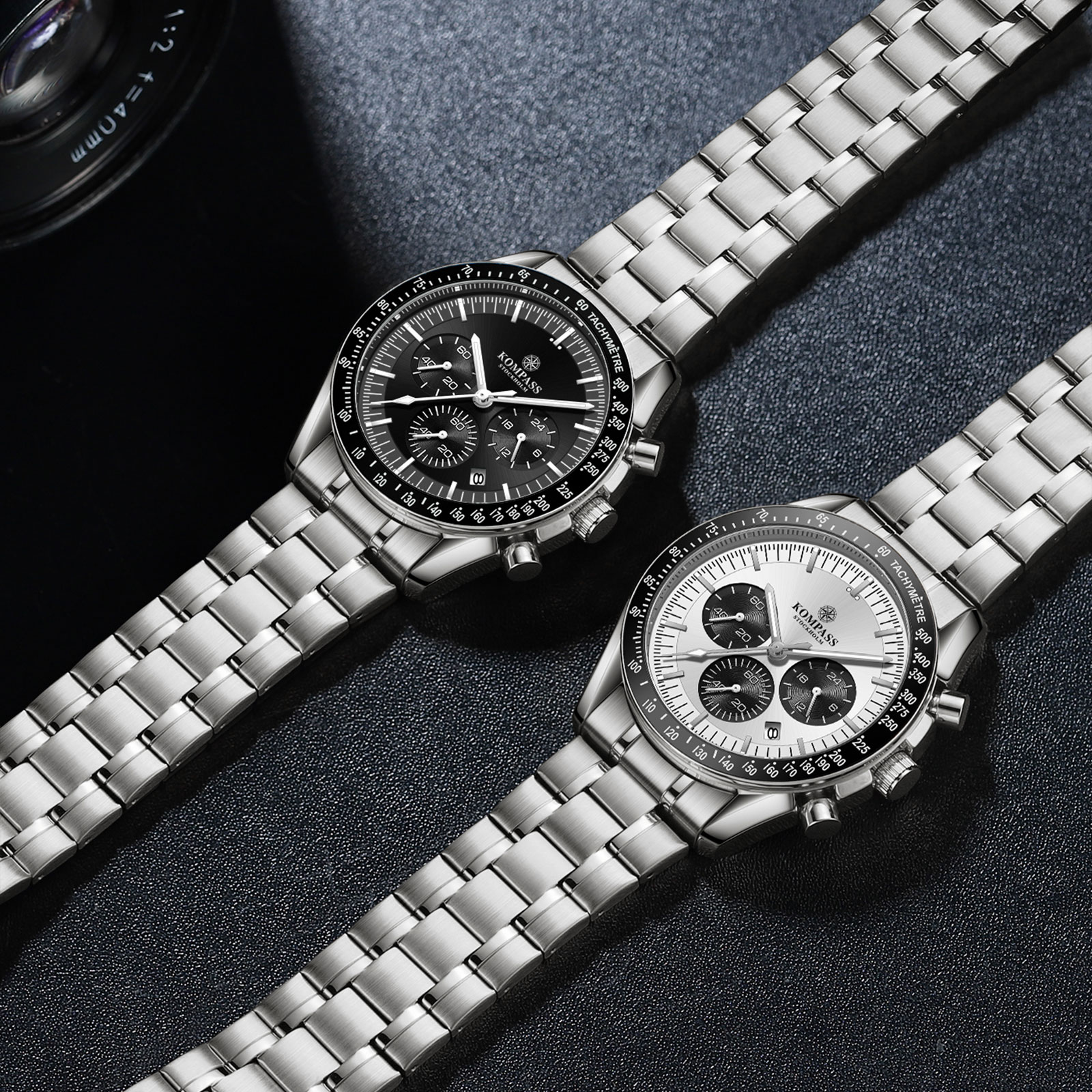Kompass ChronoSpeed Steel Black - 5