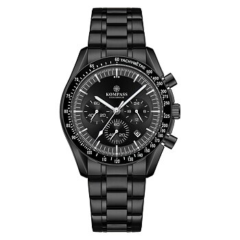 Kompass ChronoSpeed Steel Black