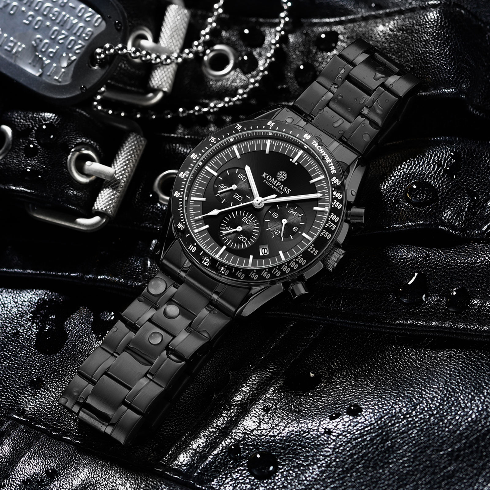 Kompass ChronoSpeed Steel Black - 6