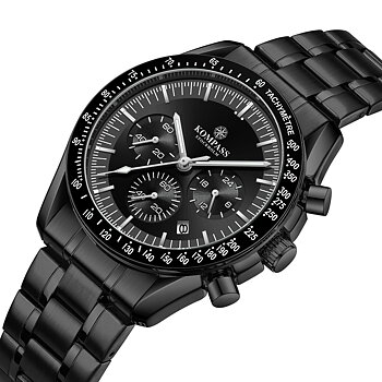 Kompass ChronoSpeed Steel Black