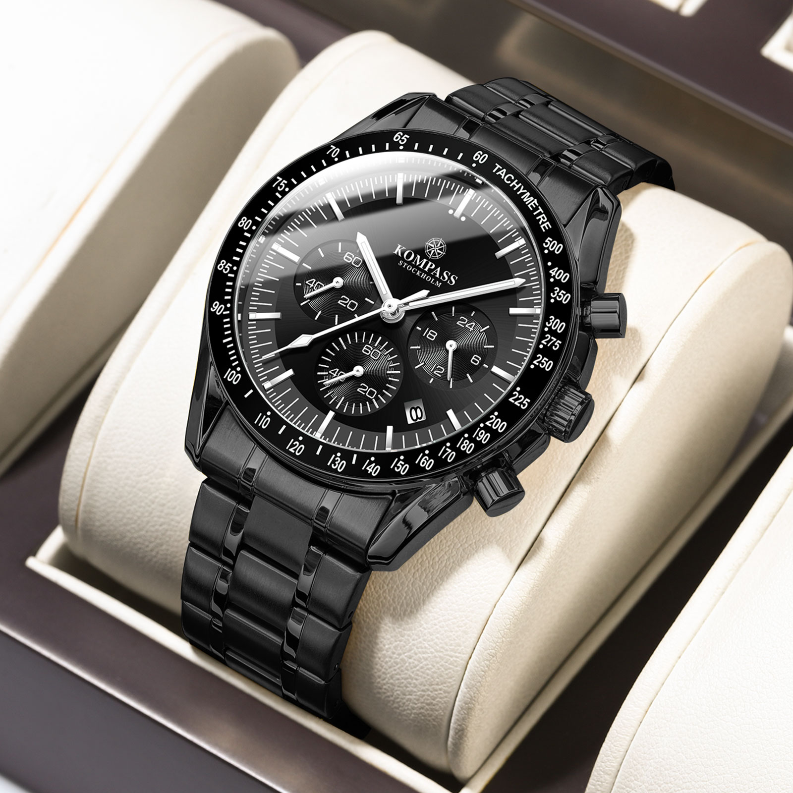 Kompass ChronoSpeed Steel Black - 4