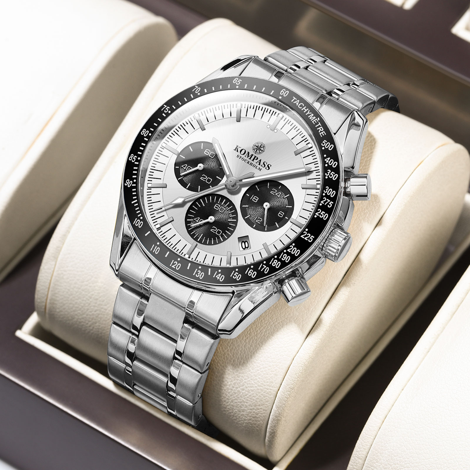 Kompass ChronoSpeed Steel Silver - 4