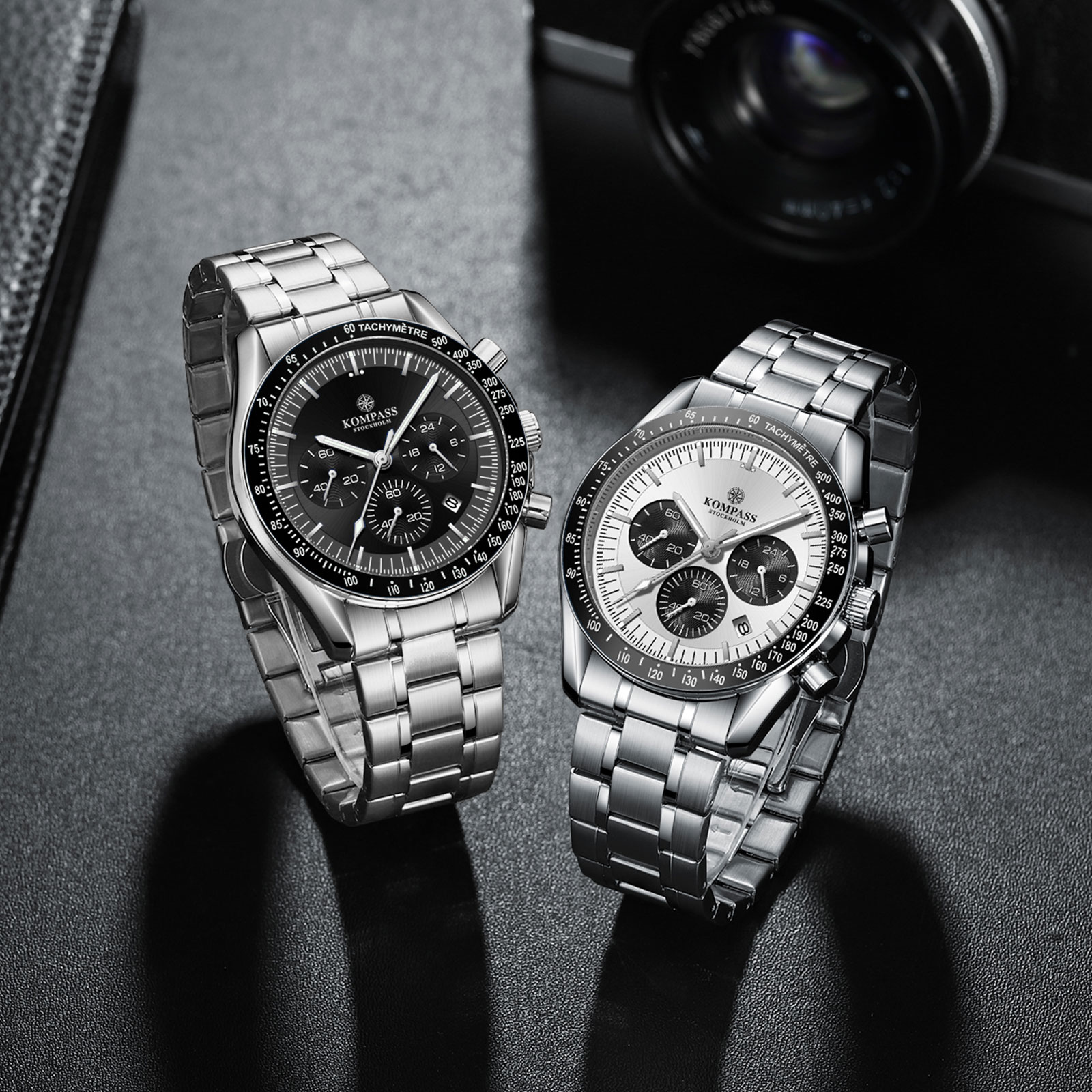 Kompass ChronoSpeed Steel Silver - 5