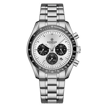 Kompass ChronoSpeed Steel Silver