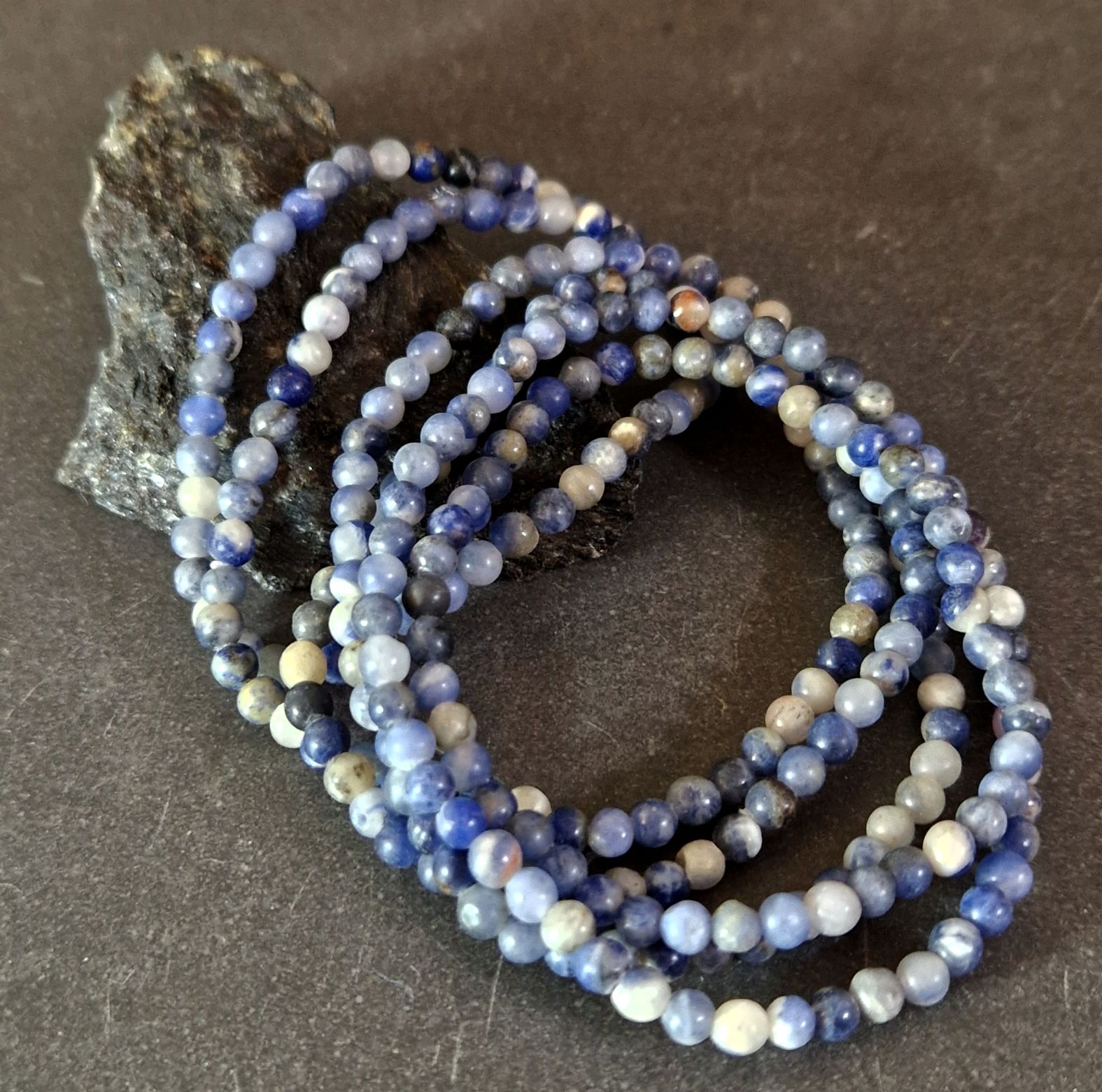 Sodalit Armband  - 4 mm 