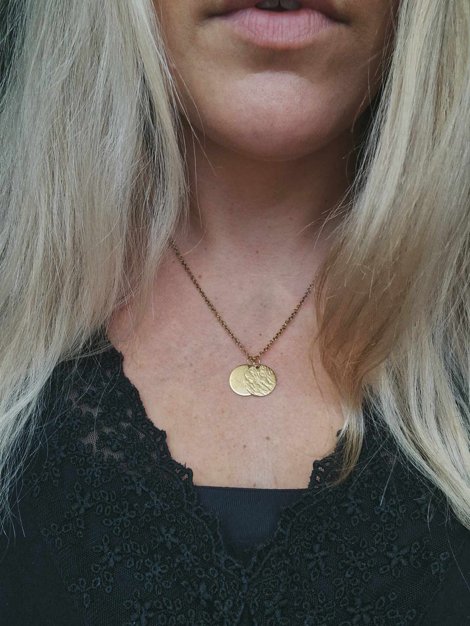Neckless "Sofia", gold color - 3