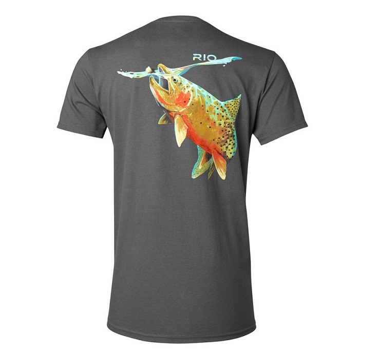 Rio Rising Cutthroat Tee - Graphite strl L