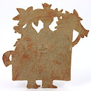 Stig Lindberg (1970) Gingerbread Horse Riders Wall Plaque 21 cm