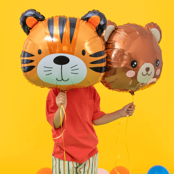 Folieballong Tiger 52 x 57cm - 2