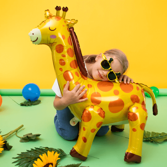Giraff Stående Folieballong 69 x 71cm - 2