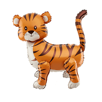Stående Folieballong Tiger 58 x 56cm