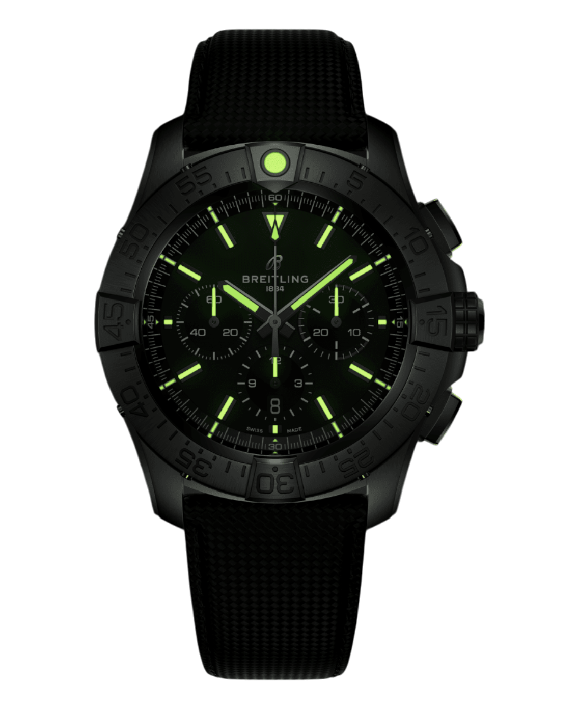 Breitling EB0148101B1X1 Avenger B01 Chronograph svart 46 mörk