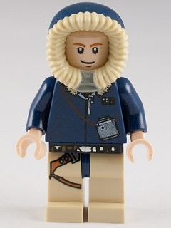 LEGO sw0343 Han Solo, Tan Legs with Holster Pattern, Parka Hood with Tan Fur