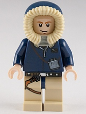 LEGO sw0343 Han Solo, Tan Legs with Holster Pattern, Parka Hood with Tan Fur