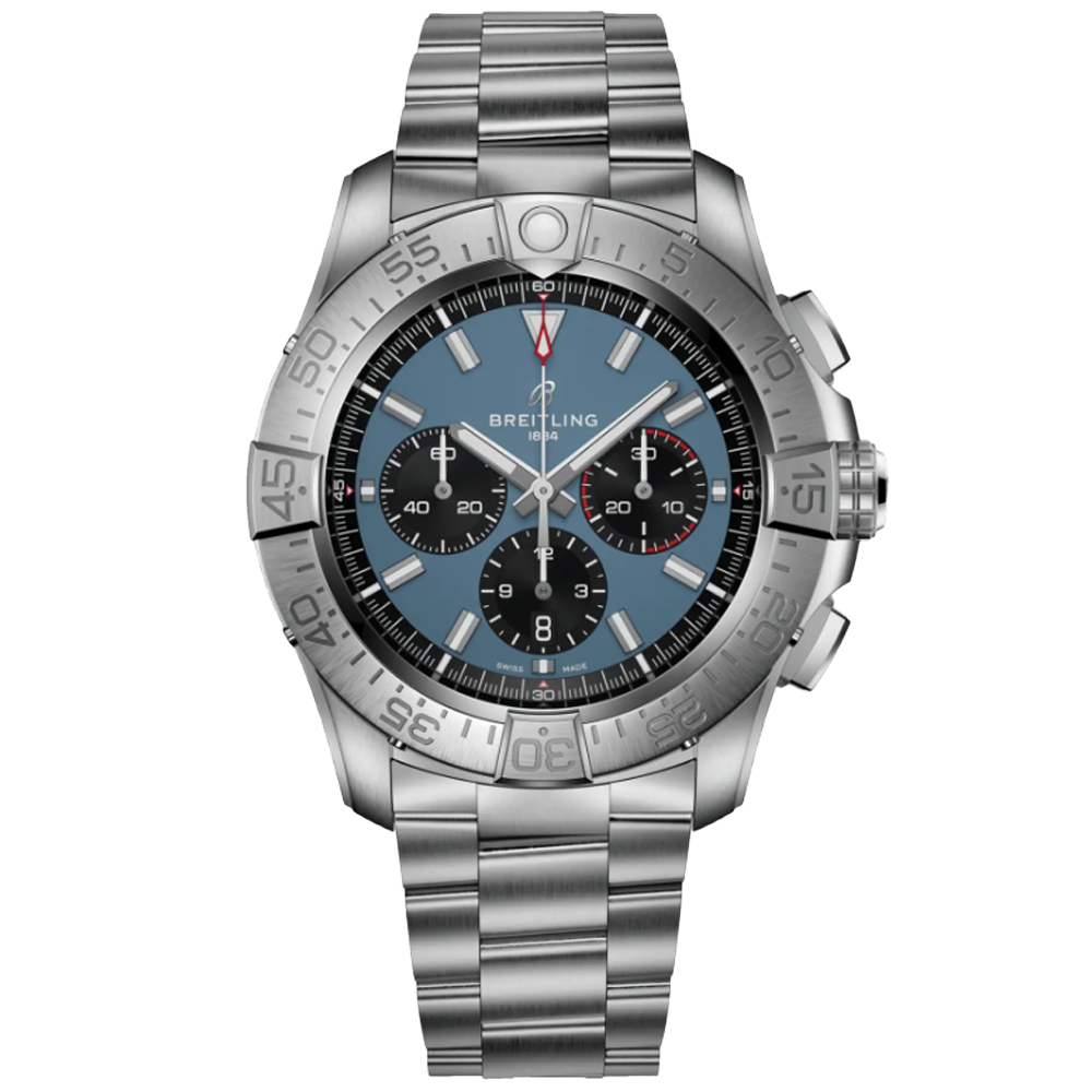 Breitling EB0148101C1E1 Avenger B01 Chronograph blå 46