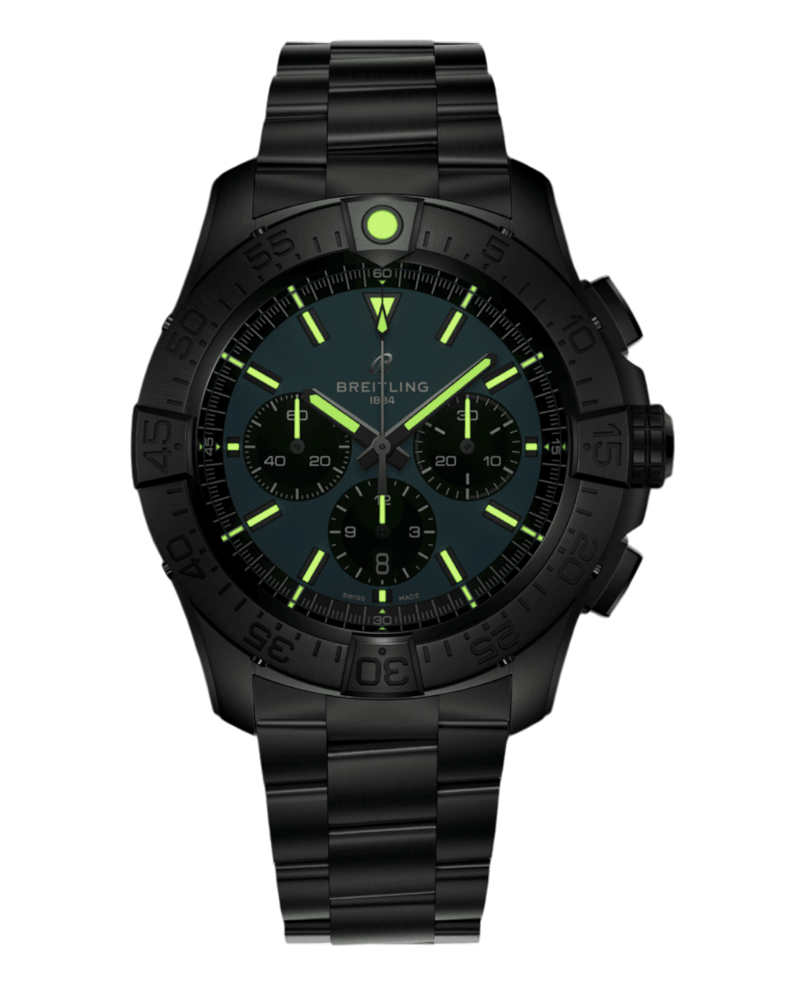 Breitling EB0148101C1E1 Avenger B01 Chronograph blå 46 mörk