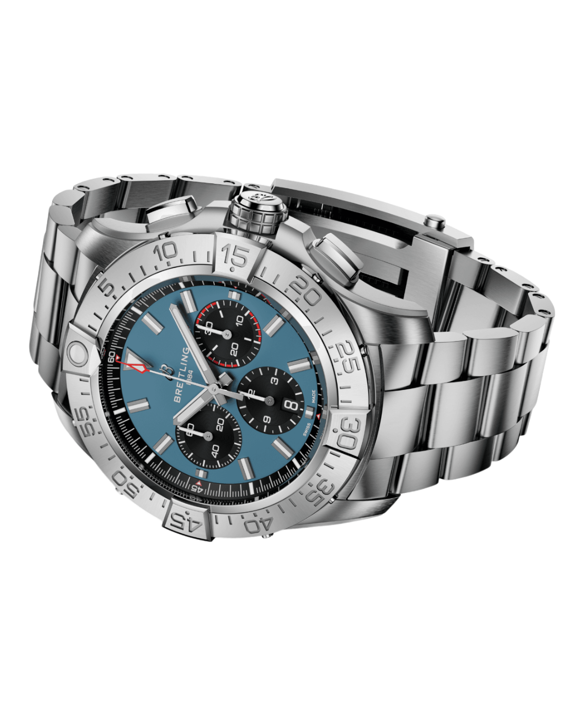 Breitling EB0148101C1E1 Avenger B01 Chronograph blå 46 sida