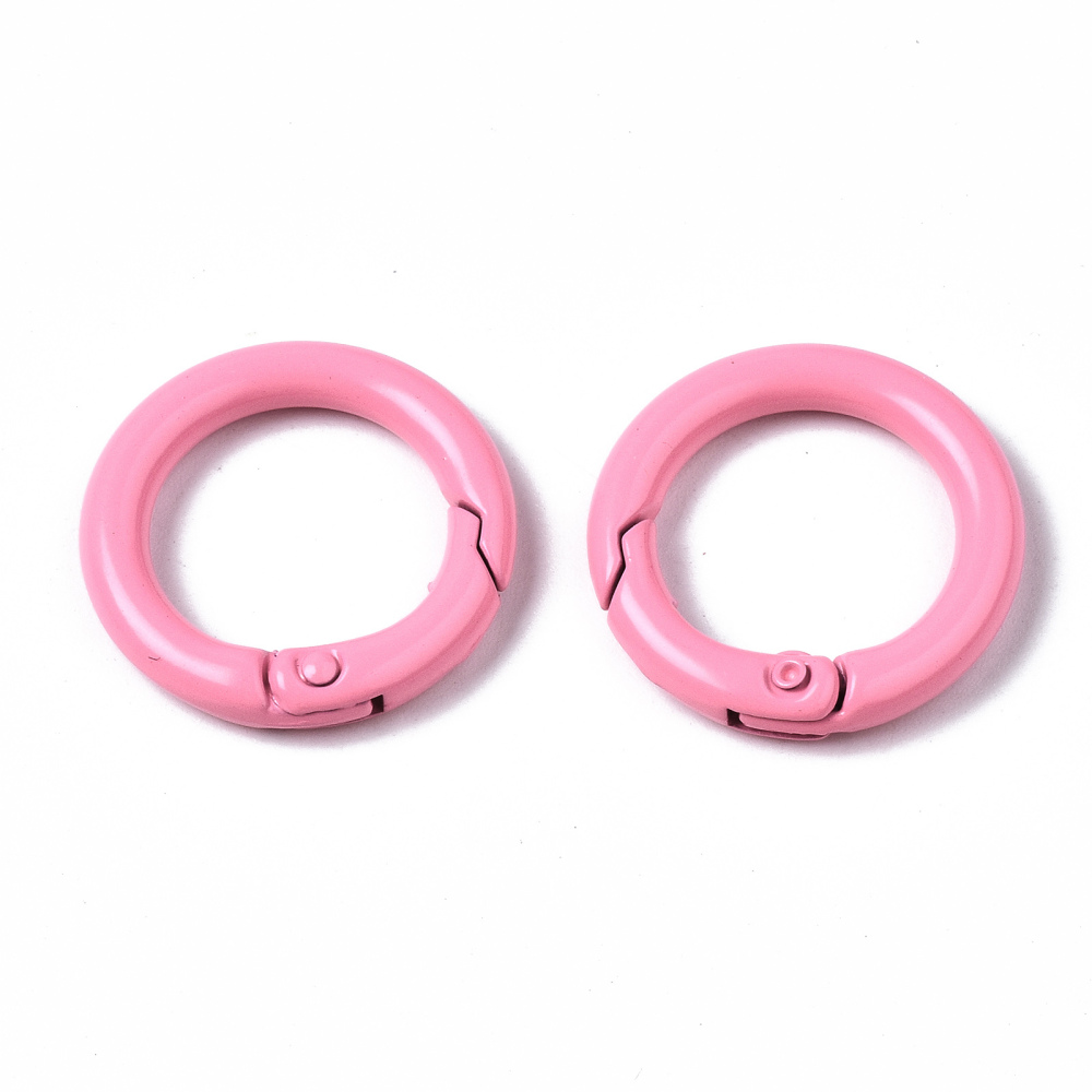 Öppningsbar karbinhake 25 mm rund 6-pack - 2
