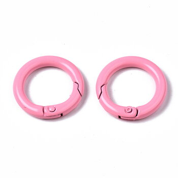 Öppningsbar karbinhake 25 mm rund 6-pack