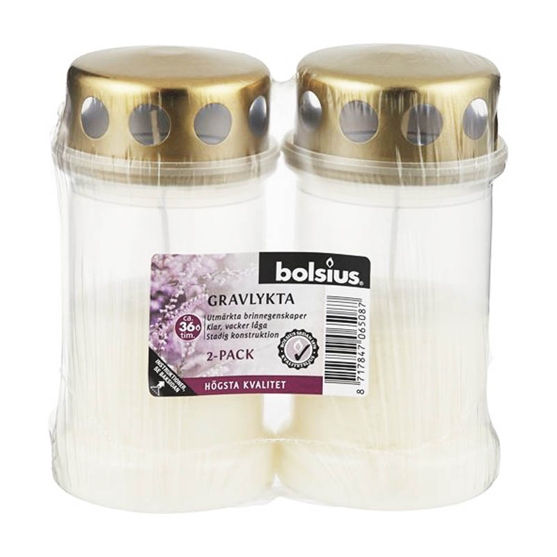 Oljeljus / Gravljus med Guldlock 36 tim, 2-pack
