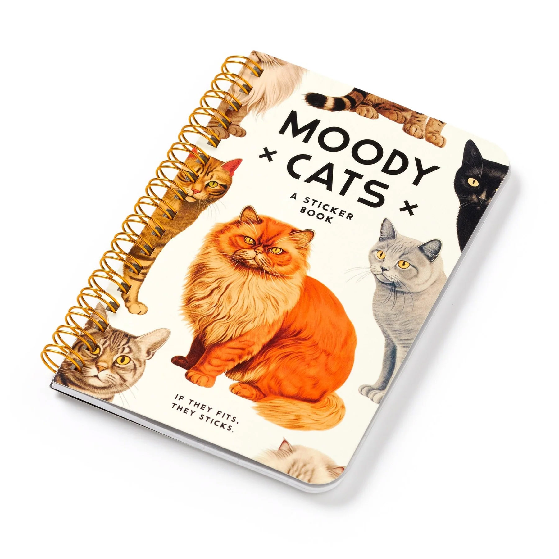 Moody Cats, Sticker Book - 2
