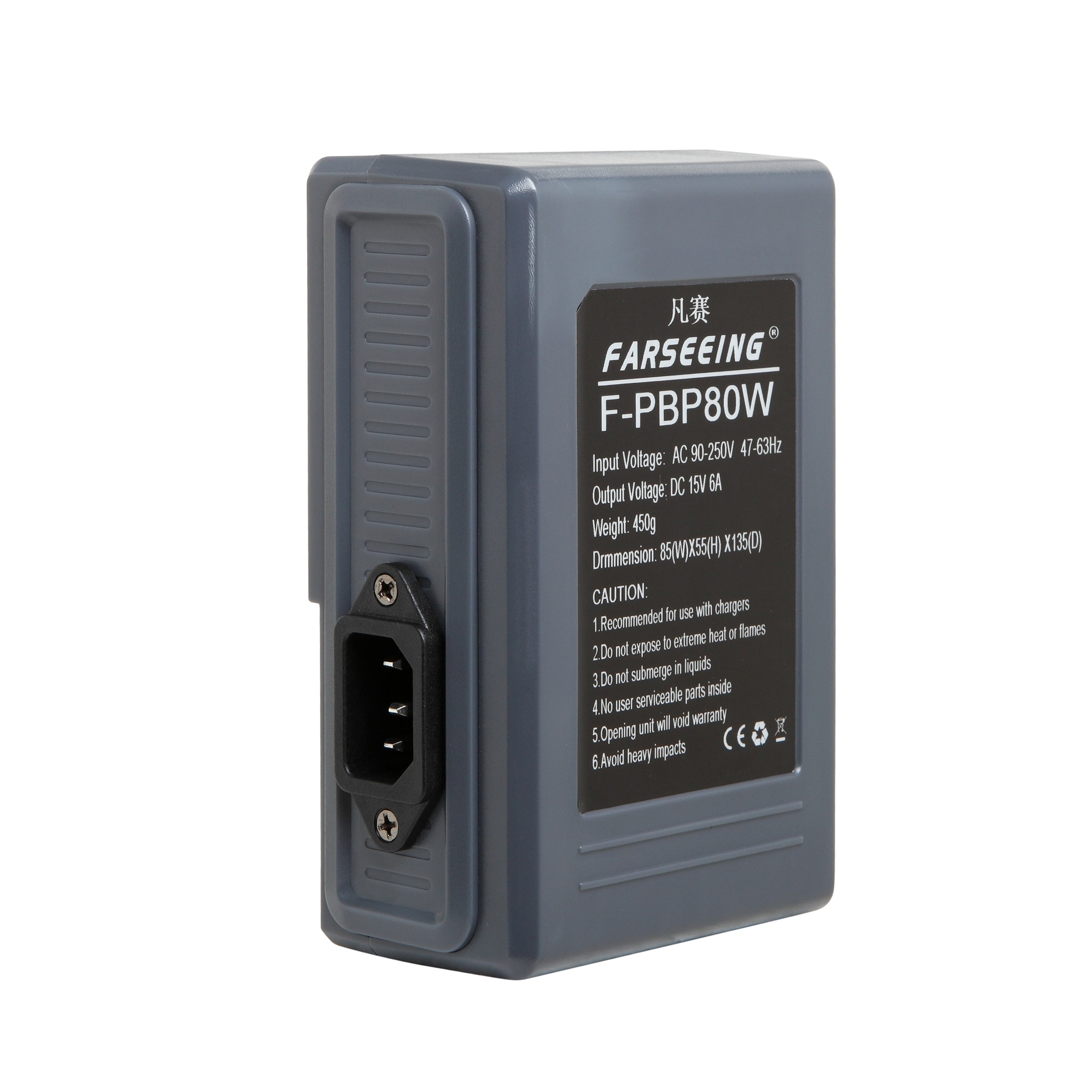 Farseeing F-PBP80W V-mount Dummy Power Supply Adapter