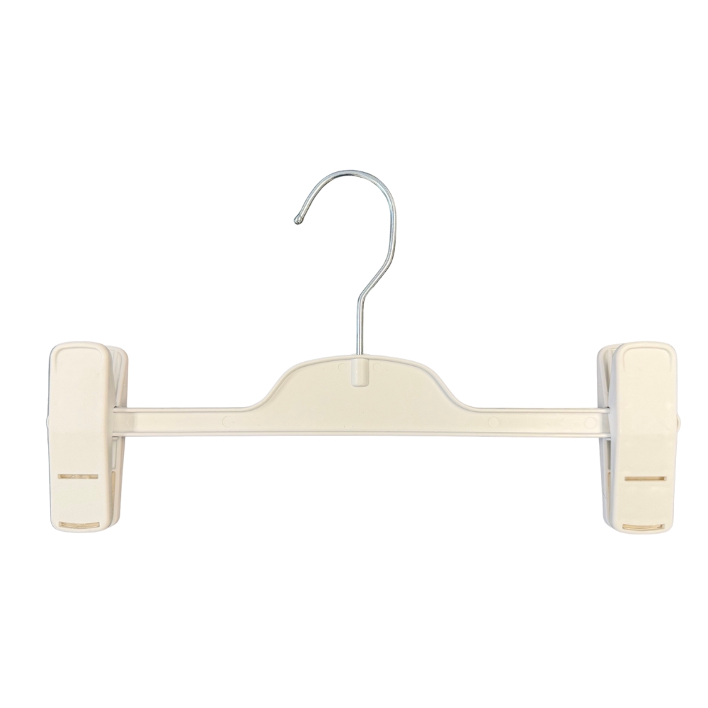 Musta muovinen housunripustin, 30 cm, 50 kpl/pakkaus
