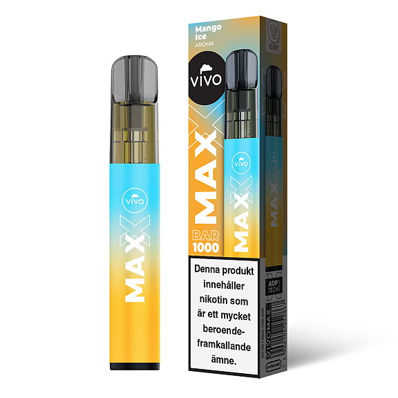 Vivo Max Engångspod Mango Ice MESH