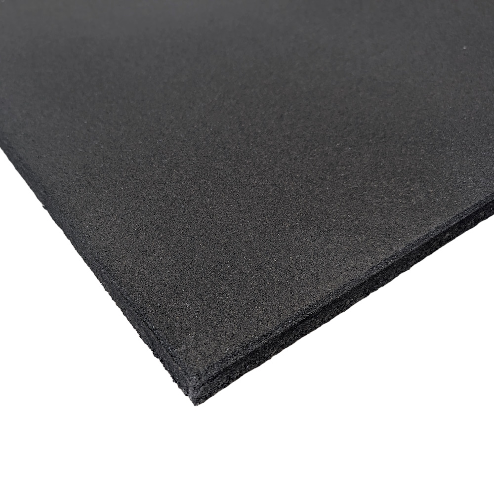 Gymgolv 20 mm 100x100 cm Svart