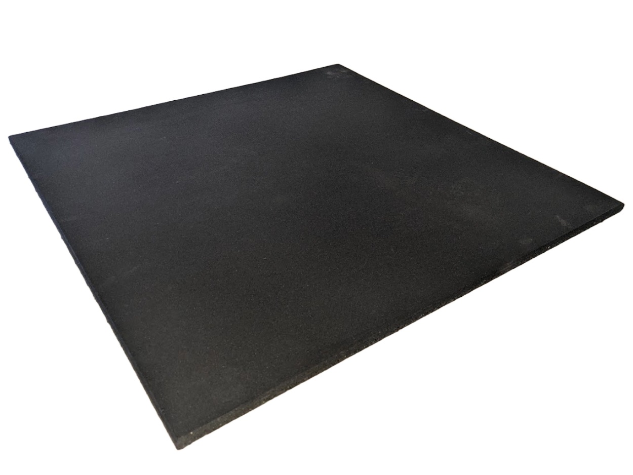 Gymgolv 20 mm 100x100 cm Svart - 2