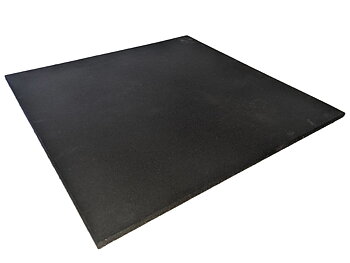 Gymgolv 20 mm 100x100 cm Svart
