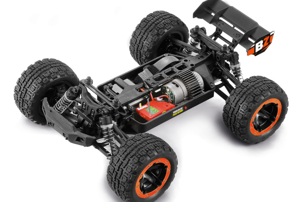 Blackzon 540097 Slyder ST 1/16 4WD Electric Stadium Truck - Orange - 4