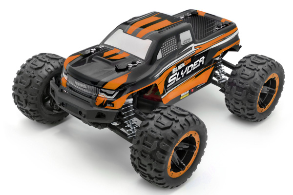 Blackzon 540099 Slyder MT 1/16 4WD Electric Monster Truck - Orange - 3