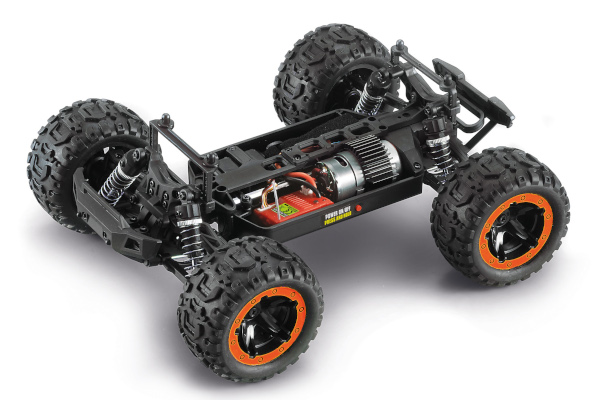 Blackzon 540099 Slyder MT 1/16 4WD Electric Monster Truck - Orange - 5