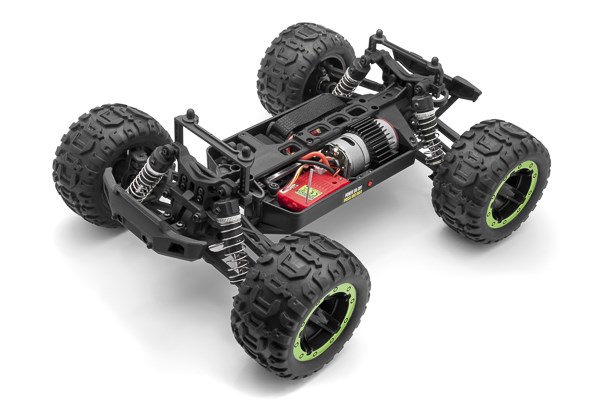 Blackzon 540100 Slyder MT 1/16 4WD Electric Monster Truck - Green - 5