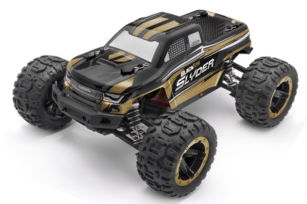 Blackzon 540101 Slyder MT 1/16 4WD Electric Monster Truck - Gold - 2