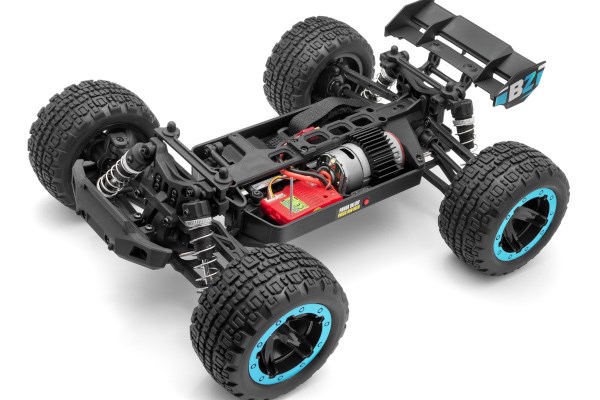 Blackzon 540105 Slyder ST 1/16 4WD Electric Stadium Truck - Blue - 3