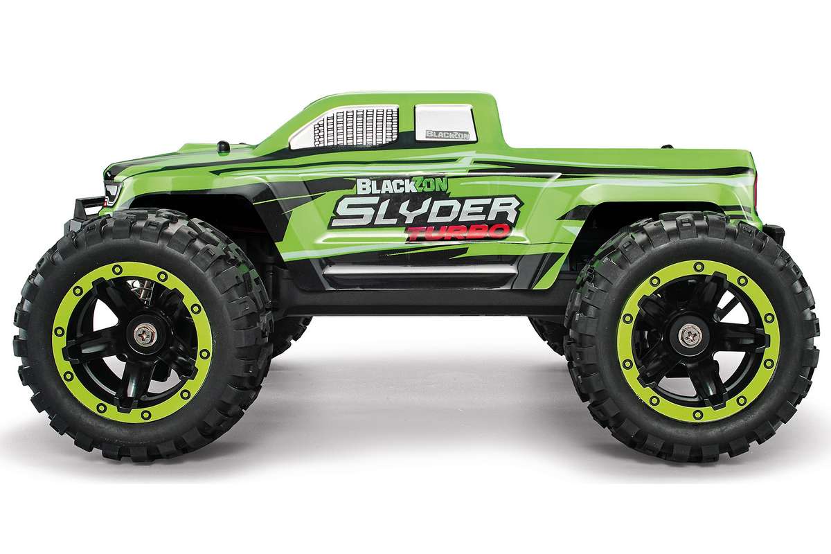 Blackzon 540200 Slyder MT Turbo 1/16 4WD 2S Brushless - Green - 3
